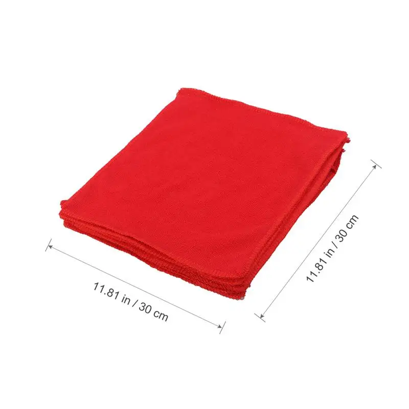 50pcs Disposable Car Cleaning Towels 30x30cm High Quality Car Cleaning Towel Microfiber Auto Car Washcloth Drying Cloth (Red)
50pcs Disposable Car Cleaning Towels 30x30cm High Quality Car Cleaning Towel Microfiber Auto Car Washcloth Drying Cloth (Red)