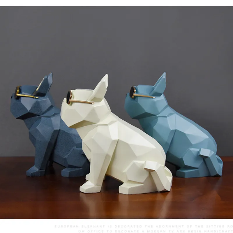 Geometric Bulldog Figurine Animal Dog Art Sculpture Resin Art&Craft Modern Home Decoration Accessories For Living Room R512
Geometric Bulldog Figurine Animal Dog Art Sculpture Resin Art&Craft Modern Home Decoration Accessories For Living Room R512