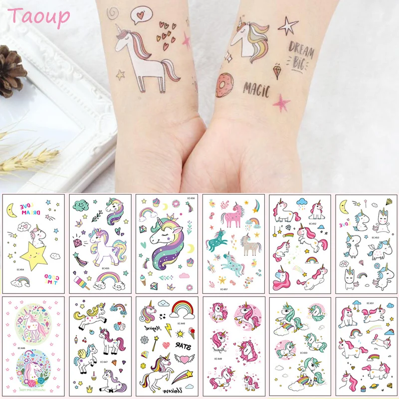 TAOUP 5pc Disposable Tattoo Unicorn Sticker Happy Birthday Unicorn Decor Baby Shower Girl Unicornio Birthday Party Decors Kids
TAOUP 5pc Disposable Tattoo Unicorn Sticker Happy Birthday Unicorn Decor Baby Shower Girl Unicornio Birthday Party Decors Kids