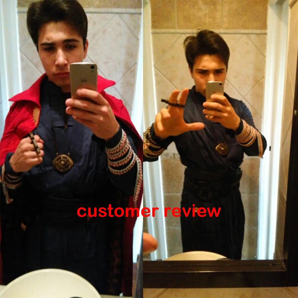 2016 Movie Doctor Strange Costume Ring Necklace Cosplay Steve Full Set Costume Robe Halloween Costume
2016 Movie Doctor Strange Costume Ring Necklace Cosplay Steve Full Set Costume Robe Halloween Costume