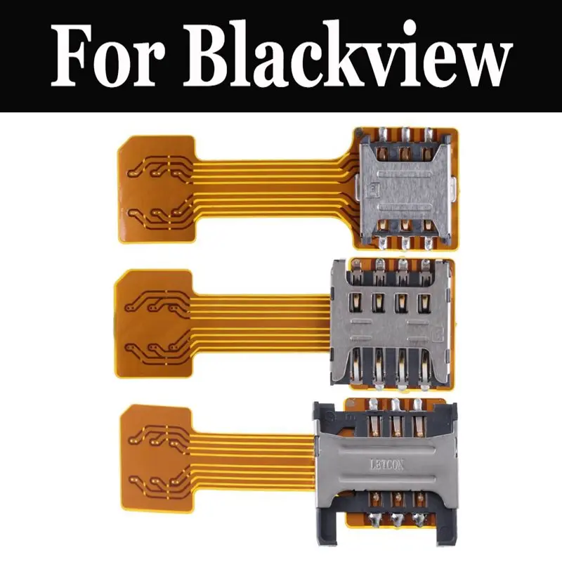 Двойная SIM-карта Micro SD адаптер для Blackview Ultra Plus E7 E7s BV2000s R7 A8 Max R6 P2 S8 A7 Pro - купить по