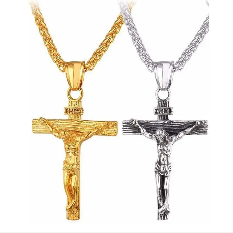 10pcs Alloy Easter Catholic Jesus Cross Religious Necklace Clavicle Chain Necklace Unisex 24" Chain
10pcs Alloy Easter Catholic Jesus Cross Religious Necklace Clavicle Chain Necklace Unisex 24" Chain