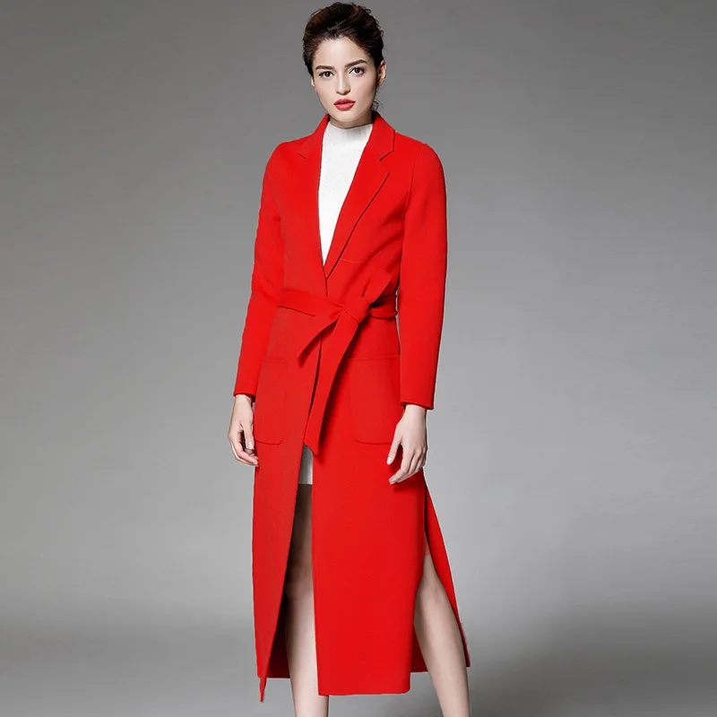 Autumn and winter new stylish high-end hand-sewn double-sided cashmere coat women plus velvet thick wool Windbreaker 2001
Autumn and winter new stylish high-end hand-sewn double-sided cashmere coat women plus velvet thick wool Windbreaker 2001