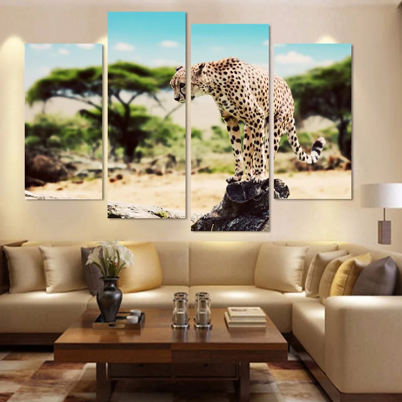 Cuadros Decoracion 4 Panels Ferocious Leopard Picture Canvas Painting Modern Wall For Living Room Decorative Art Print On
Cuadros Decoracion 4 Panels Ferocious Leopard Picture Canvas Painting Modern Wall For Living Room Decorative Art Print On