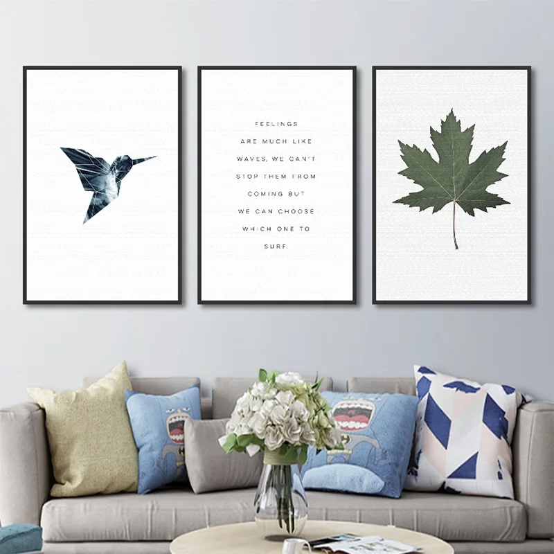 Nordic Seascape Posters And Prints Green Leaf Canvas Painting Modular Art Wall Pictures For Living Room Home Decoration No Frame
Nordic Seascape Posters And Prints Green Leaf Canvas Painting Modular Art Wall Pictures For Living Room Home Decoration No Frame