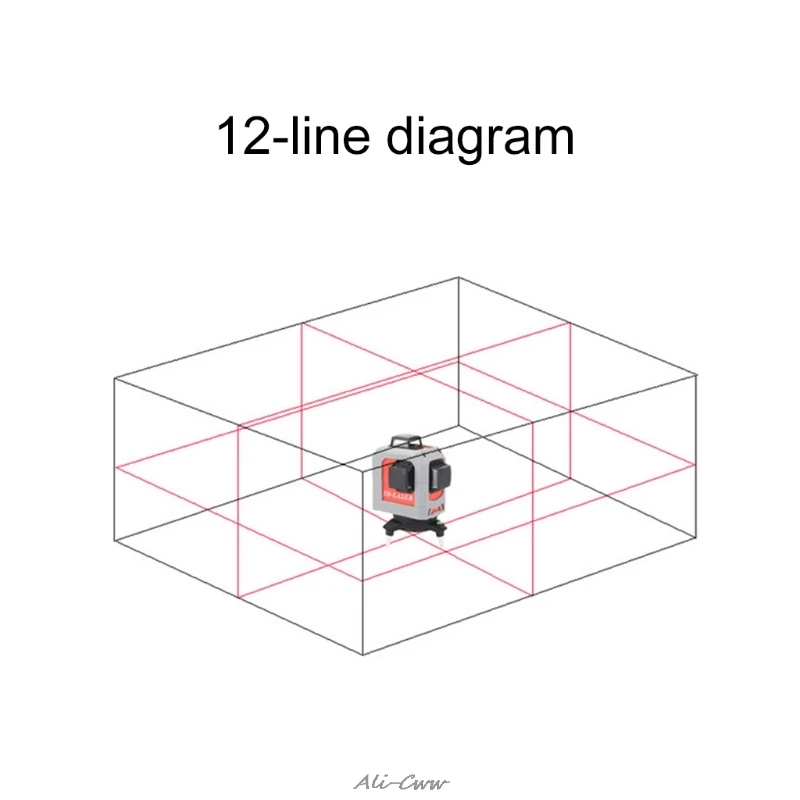 3D Professional Laser Level 360 Degree Super Powerful 12 Line Self-Leveling Tool 65ft 20m for Construction Tripod tool NEW
3D Professional Laser Level 360 Degree Super Powerful 12 Line Self-Leveling Tool 65ft 20m for Construction Tripod tool NEW