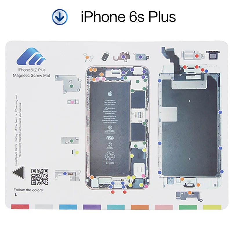 Профессиональный Магнитный винтовой коврик для ремонта iPhone 6 6s 6plus 6splus инструмент для ремонта открывания винтов
Профессиональный Магнитный винтовой коврик для ремонта iPhone 6 6s 6plus 6splus инструмент для ремонта открывания винтов