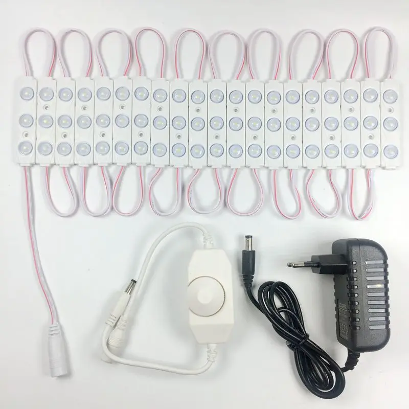 Makeup Vanity Mirror Lights Super Bright LED Module With Dimmable 60 LEDs 9.8FT DIY LED Makeup Light Kit for dressing /Kitchen
Makeup Vanity Mirror Lights Super Bright LED Module With Dimmable 60 LEDs 9.8FT DIY LED Makeup Light Kit for dressing /Kitchen