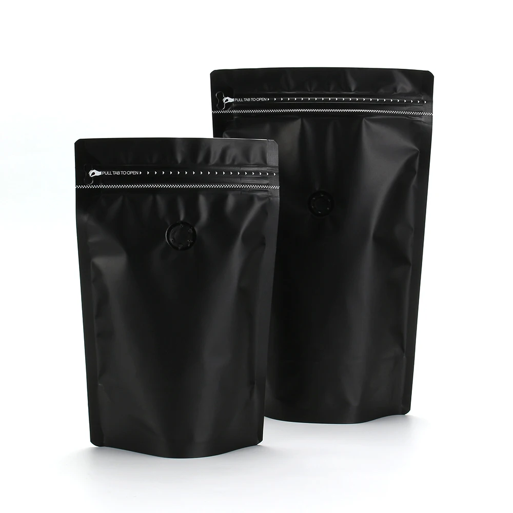 Thick 25pcs Aluminum Foil Mylar Stand Up Coffee Powder Packaging Bag 0.25lb to 2lb Matte Black Zip Lock Coffee Bags with Valve
Thick 25pcs Aluminum Foil Mylar Stand Up Coffee Powder Packaging Bag 0.25lb to 2lb Matte Black Zip Lock Coffee Bags with Valve