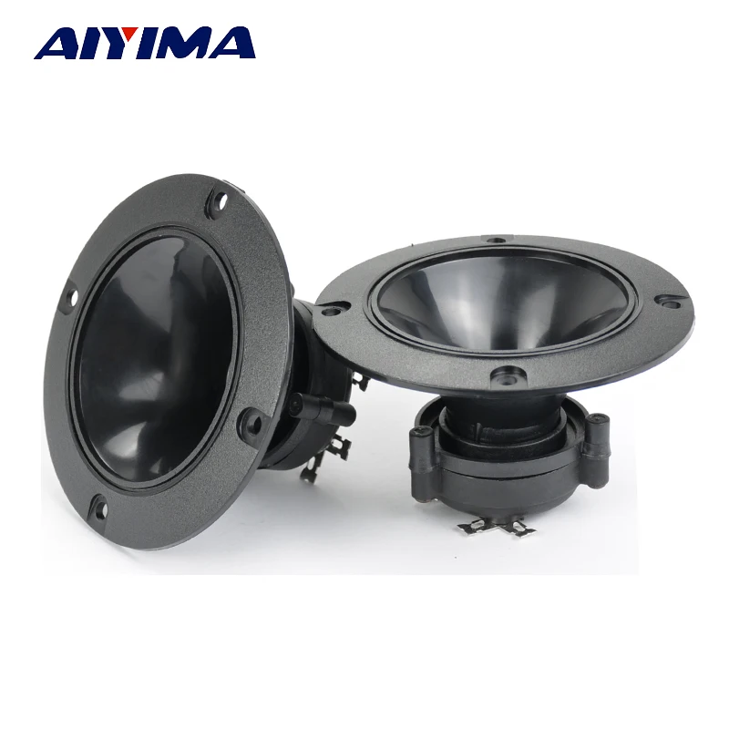 AIYIMA 2Pcs Audio Tweeters 98MM Piezoelectric Tweeter Audio Speaker 150W Treble Ceramic Piezo Loudspeakers
AIYIMA 2Pcs Audio Tweeters 98MM Piezoelectric Tweeter Audio Speaker 150W Treble Ceramic Piezo Loudspeakers