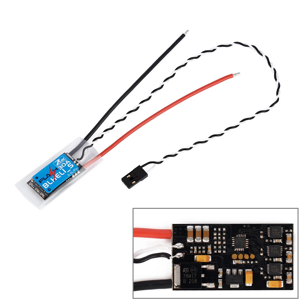 Серия вспышек ZTW 30A BLHeli S BLHeli_S OPTO ESC 2-4S поддержка Oneshot125 Oneshot42 Multishot для мультикоптера