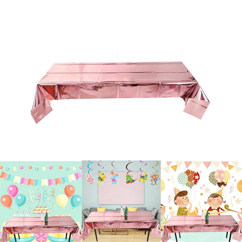 Foil Tablecloth Leaveable Rose Gold Tablecloth Christmas Party Table Cover Rectangle Decoration Tablecloth tovaglie antimacchia
Foil Tablecloth Leaveable Rose Gold Tablecloth Christmas Party Table Cover Rectangle Decoration Tablecloth tovaglie antimacchia