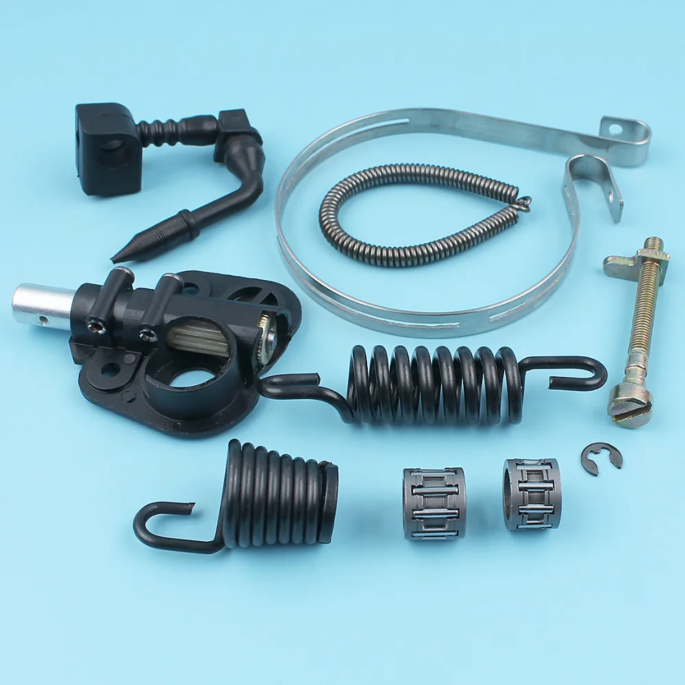 Oil Pump AV Spring Chain Adjuster Brake Band Kit For Partner 350 351 Chainsaw Needle Bearing E-clip Replacement Parts NEW
Oil Pump AV Spring Chain Adjuster Brake Band Kit For Partner 350 351 Chainsaw Needle Bearing E-clip Replacement Parts NEW
