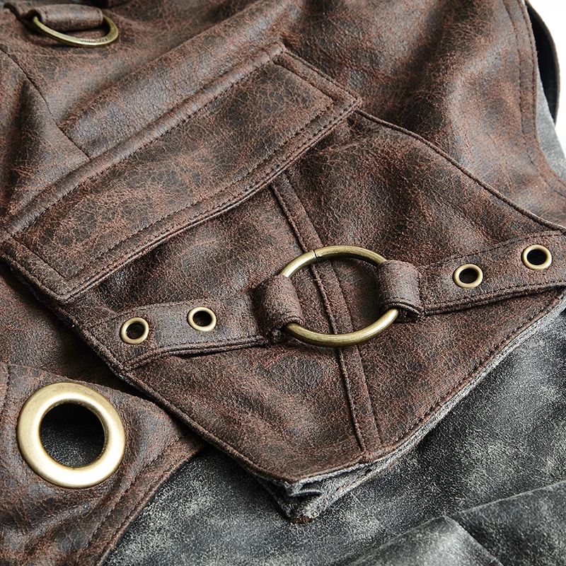 Steam Punk Fashion Men's Pants Pocket Long Trousers Two Tone Causal Cargo Pants
Steam Punk Fashion Men's Pants Pocket Long Trousers Two Tone Causal Cargo Pants
