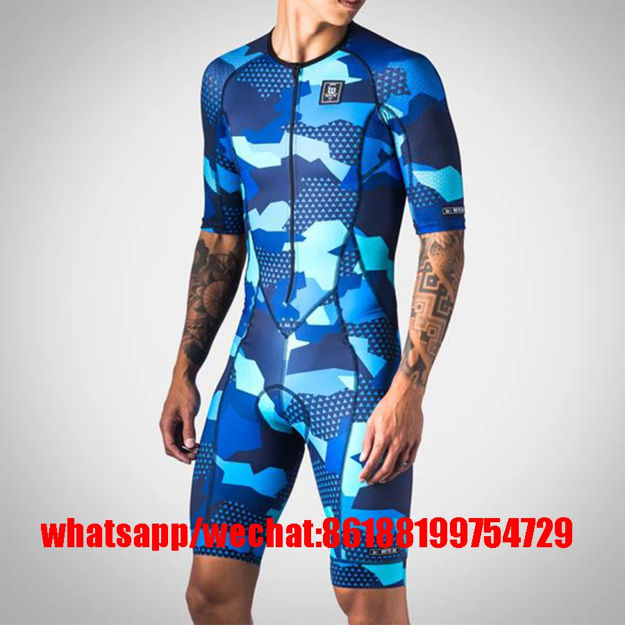 tri suit custom clothing wear bike kits blue black cycling skinsuit triathlon ropa ciclismo skin speedsuit jumpsuit usa set|Велосипедные