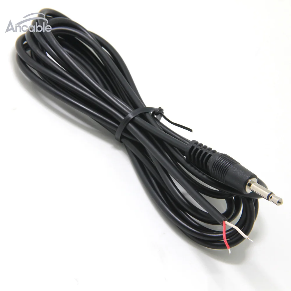 3.5mm 1/8" Monaural Mini Mono Plug to Bare Wire 6-Feet/ 2m - 12V DC Trigger ON/OFF Cable
3.5mm 1/8" Monaural Mini Mono Plug to Bare Wire 6-Feet/ 2m - 12V DC Trigger ON/OFF Cable