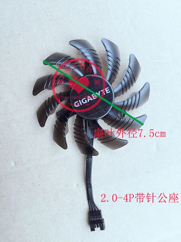 Original for Gigabyte GTX970 GTX980 GTX960 GTX1070 PLD08010S12H T128010SU Graphics card cooling fan
Original for Gigabyte GTX970 GTX980 GTX960 GTX1070 PLD08010S12H T128010SU Graphics card cooling fan