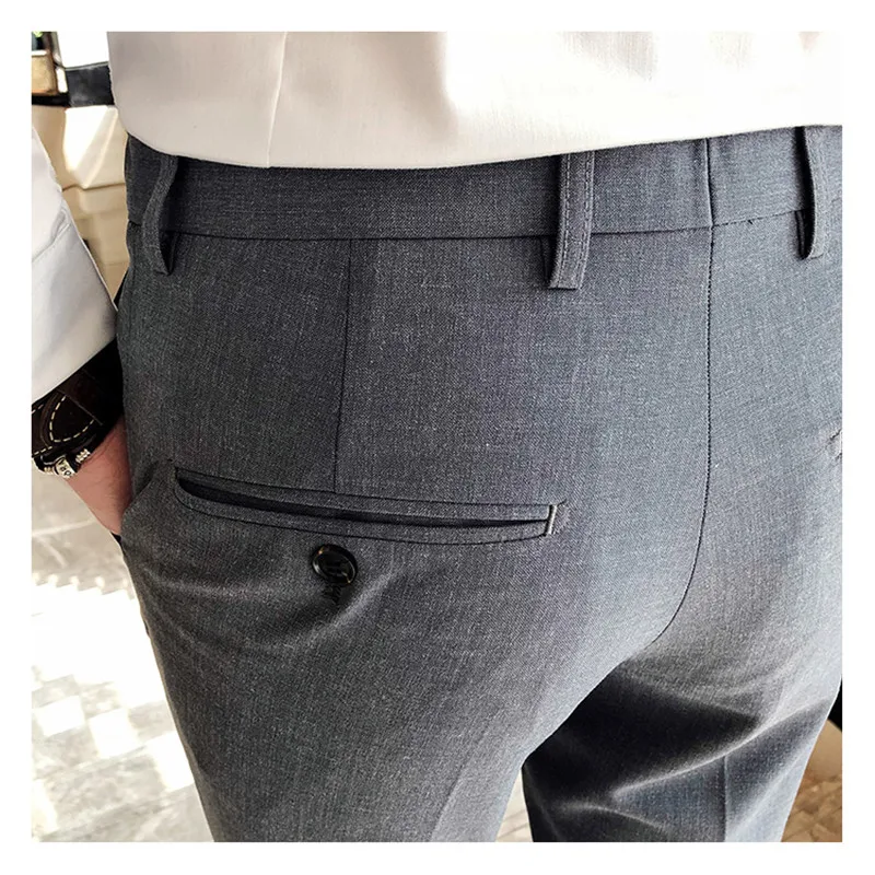 2019 Newest Men's Fashion Dark Plaid Boutique Casual Business Suit Pants Men's High-end Brand Slim Casual Pants Mens Trousers
2019 Newest Men's Fashion Dark Plaid Boutique Casual Business Suit Pants Men's High-end Brand Slim Casual Pants Mens Trousers
