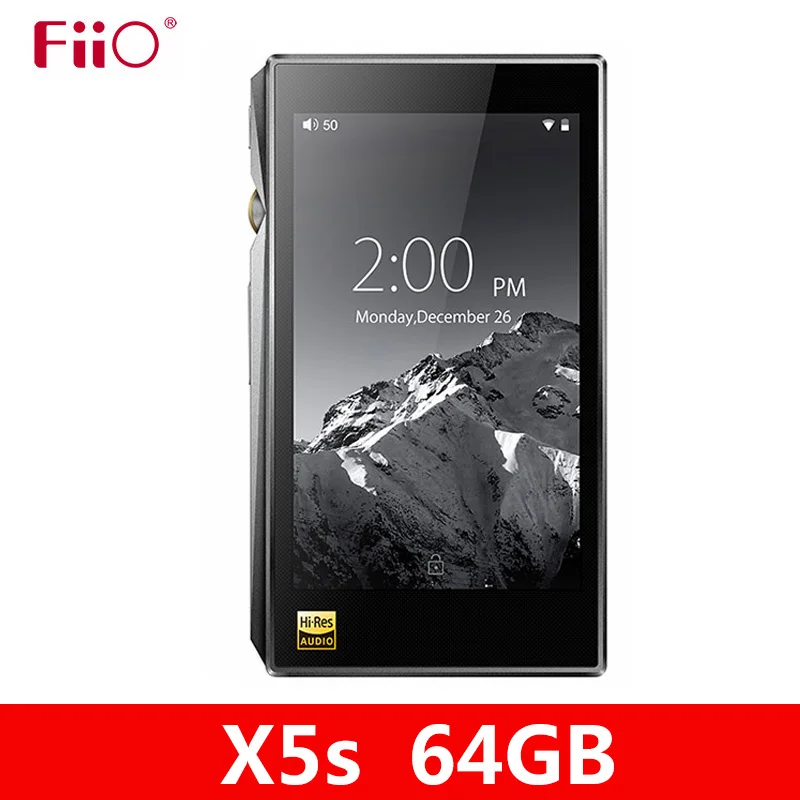 

NEW FIIO X5S 64GB X5 3nd Gen Upgraded version Android-based WIFI Bluetooth APTX Portable mp3 Player with 64G built-in Storage