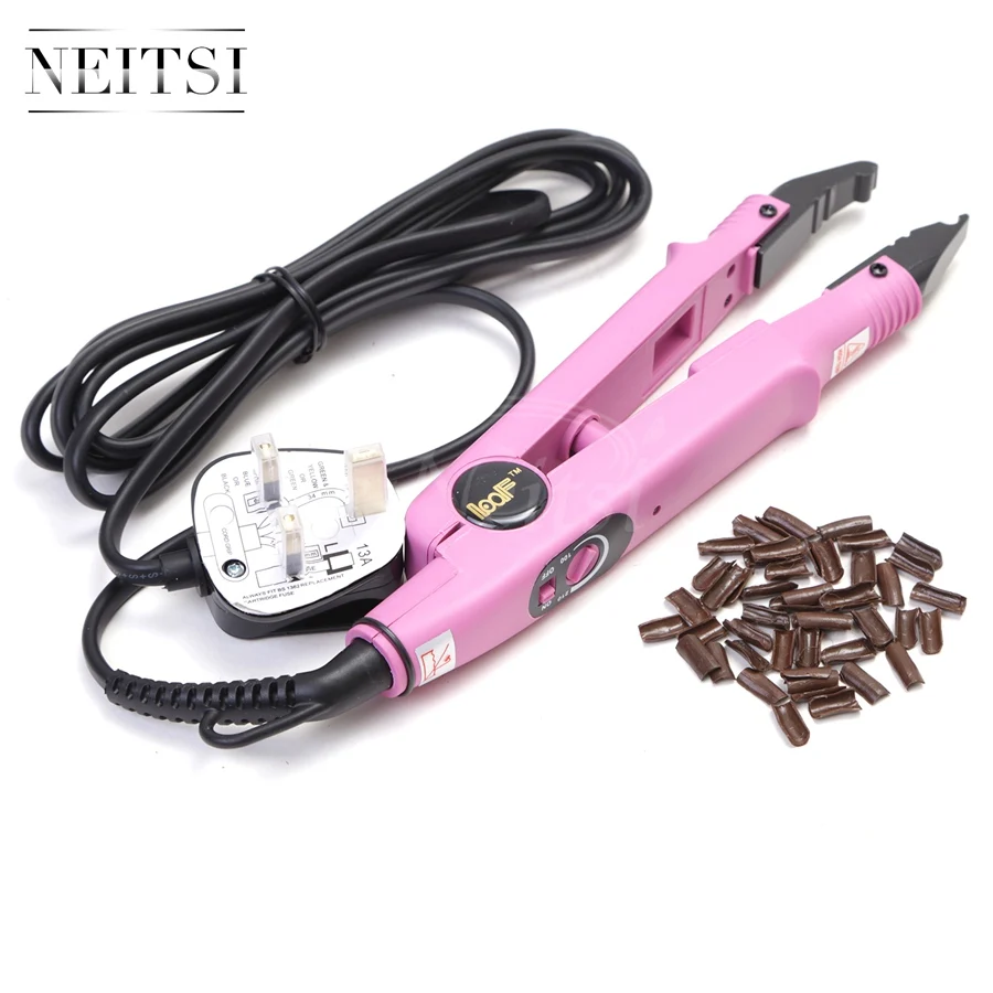 Neitsi One Set Professional Hair Tools 1pc UK Plug Connector Pink & 50pcs Nail U Tips 3 Colors Option For Hair Extensions
Neitsi One Set Professional Hair Tools 1pc UK Plug Connector Pink & 50pcs Nail U Tips 3 Colors Option For Hair Extensions