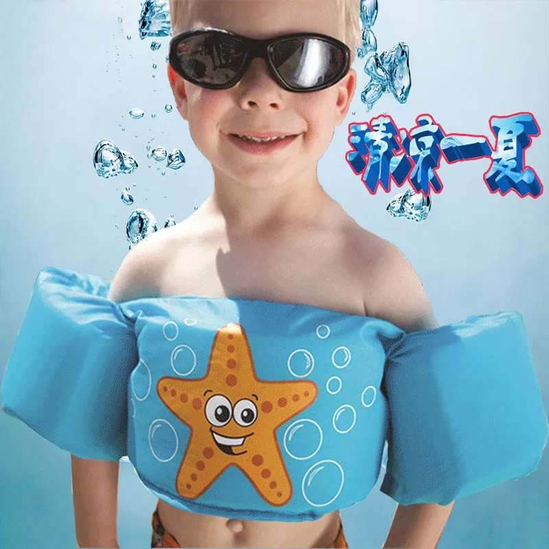 От 2 до 6 лет детский жилет для плавания купальный костюм с кольцом рук детская