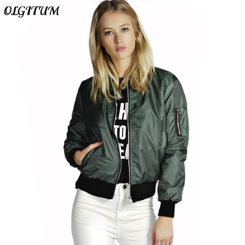 New Spring Autumn WomenJacket Tops Celeb Bomber Long Sleeve Coat Casual Stand Collar Slim Fit Outerwear Plus Size
New Spring Autumn WomenJacket Tops Celeb Bomber Long Sleeve Coat Casual Stand Collar Slim Fit Outerwear Plus Size
