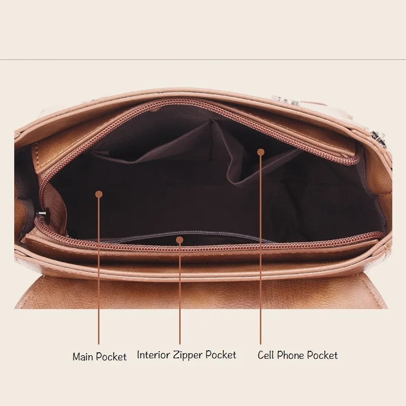 2018 New Fashion Simple Vintage PU Leather Handbag Casual Rivet Solid Color Shoulder Bag For Women Tote YLD01
2018 New Fashion Simple Vintage PU Leather Handbag Casual Rivet Solid Color Shoulder Bag For Women Tote YLD01