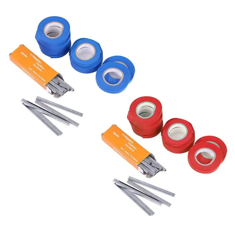 Garden Plant Tapetool Tapener Tying Machine Accessories 10 Roll Tape + 1 Box Nails Vegetable Grape Pruning Tools
Garden Plant Tapetool Tapener Tying Machine Accessories 10 Roll Tape + 1 Box Nails Vegetable Grape Pruning Tools