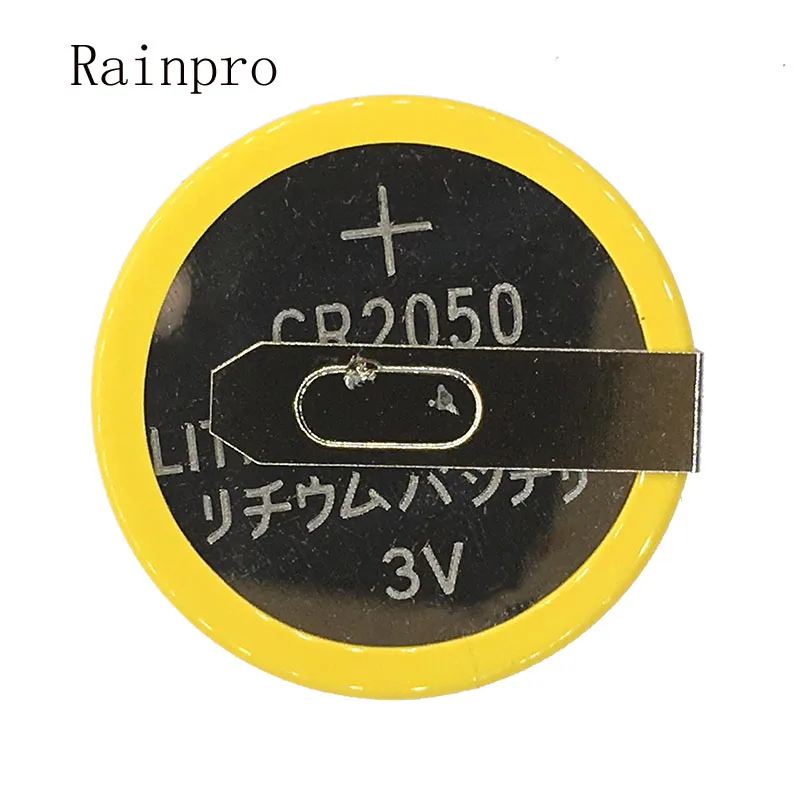 Литий ионный кнопочный аккумулятор Rainpro 10 шт./лот CR2050 2050 с контактами 3 в|Часовые