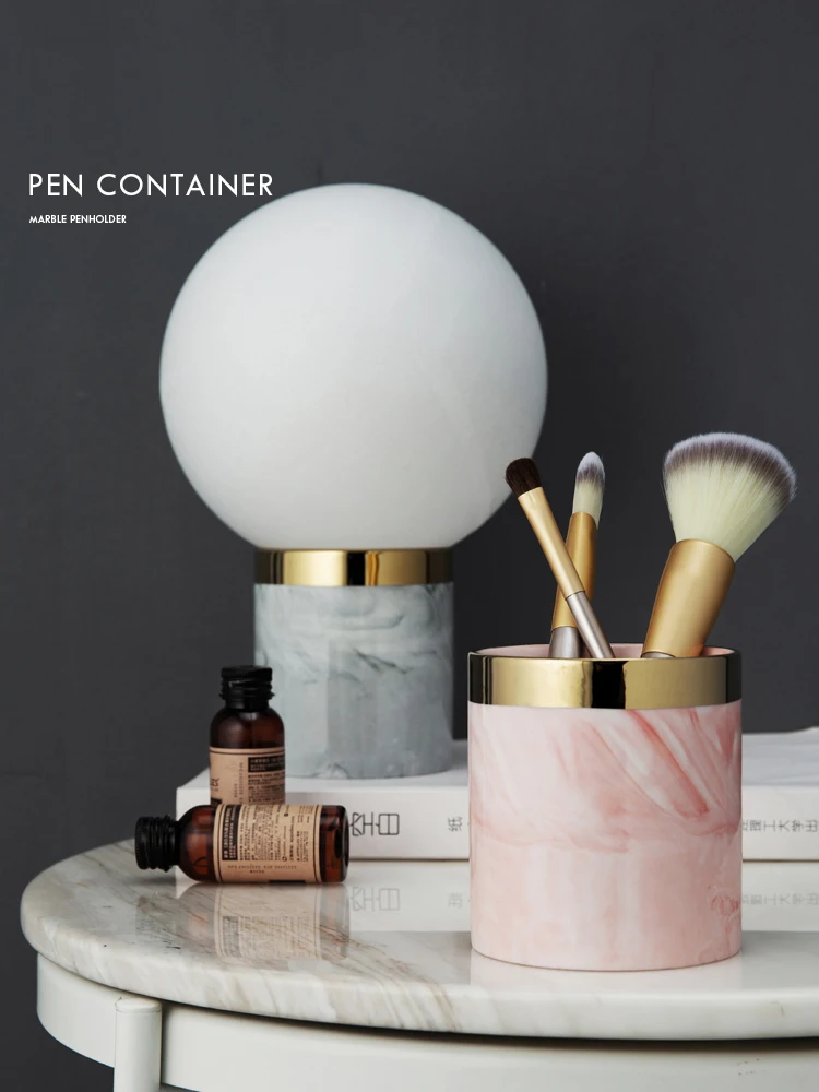 Marbling Desk Pen Pencil Holder Case Box Makeup Brush Office Organizer Stationery
Marbling Desk Pen Pencil Holder Case Box Makeup Brush Office Organizer Stationery