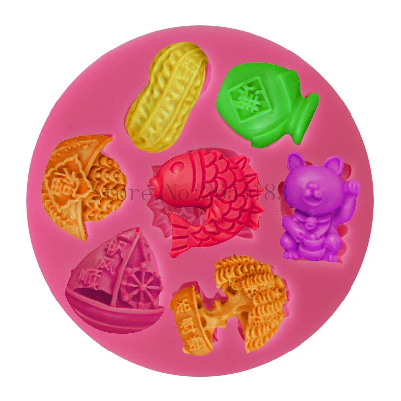 DIY Chinese Luck Goods Silicone Fondant Soap 3D Cake Mold Cupcake Jelly Candy Chocolate Decoration Baking Tool Moulds FQ3336
DIY Chinese Luck Goods Silicone Fondant Soap 3D Cake Mold Cupcake Jelly Candy Chocolate Decoration Baking Tool Moulds FQ3336