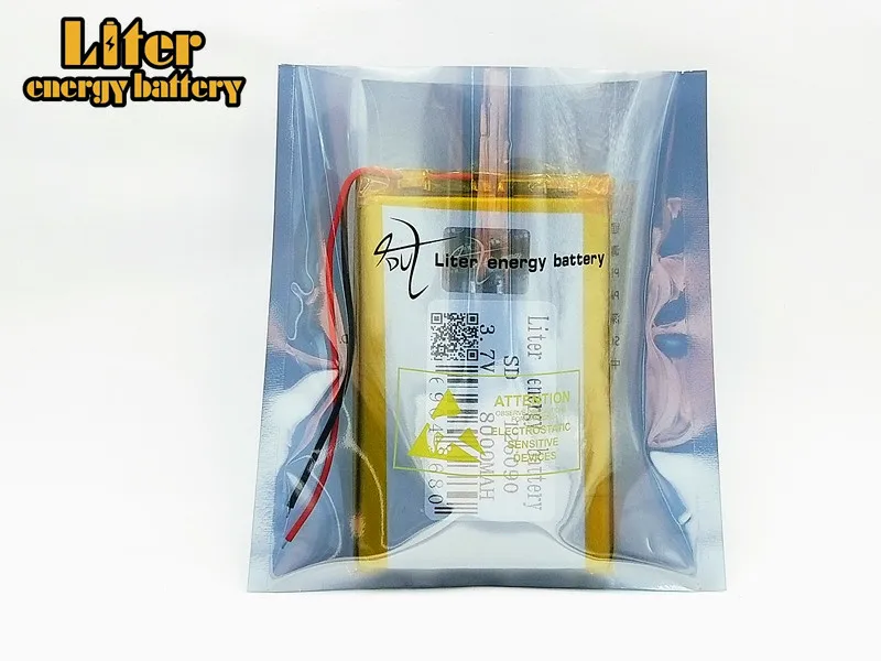 3 7 V 8000mAh 126090 литий полимерный аккумулятор Li Po аккумуляторные батареи для MP3 MP4 MP5