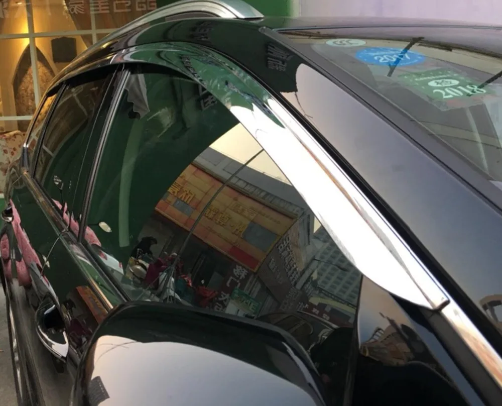 ABS Chrome plastic Window Visor Vent Shades Sun Rain Guard car accessories for Ford Edge 2015 2016 2017 2018 car styling
ABS Chrome plastic Window Visor Vent Shades Sun Rain Guard car accessories for Ford Edge 2015 2016 2017 2018 car styling