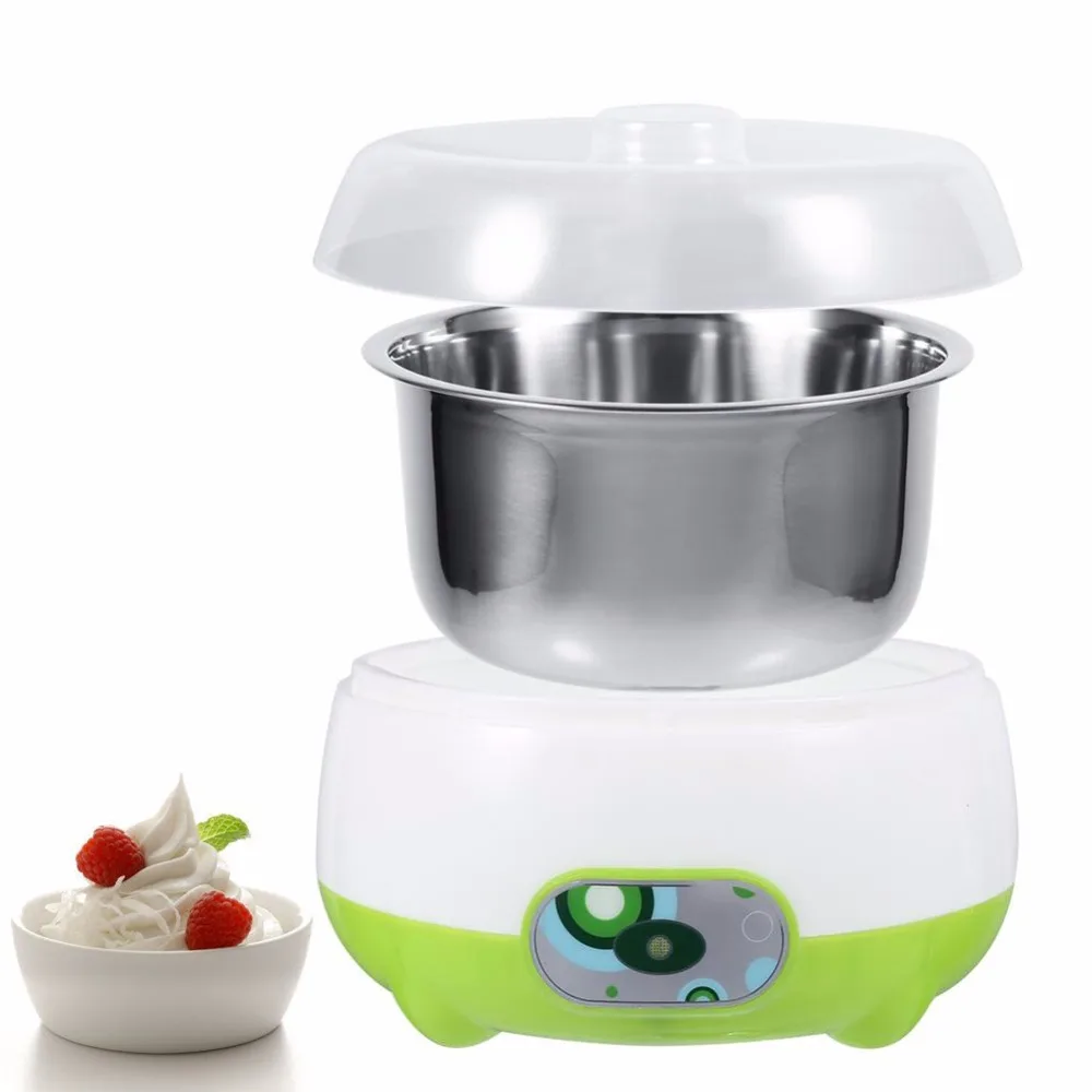 1L Electric Yogurt Maker Multifunction Automatic Plastic Cover Stainless Steel Liner Yogurt Maker Mini Automatic Yogurt Machine
1L Electric Yogurt Maker Multifunction Automatic Plastic Cover Stainless Steel Liner Yogurt Maker Mini Automatic Yogurt Machine