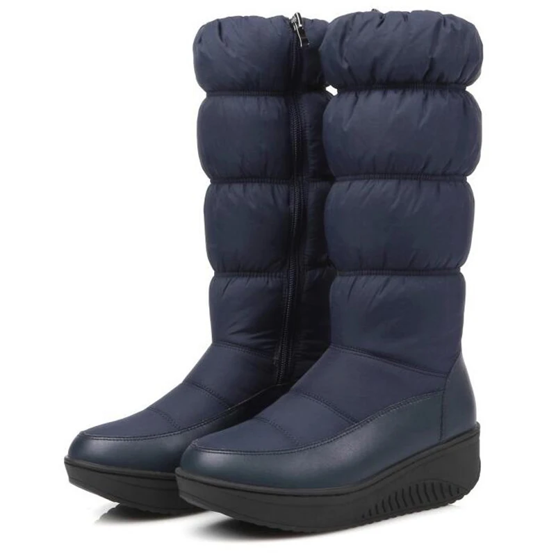 YAERNI Cotton fashion waterproof snow boots women's knee boots flat winter boots platform fur shoes women botas mujer E663
YAERNI Cotton fashion waterproof snow boots women's knee boots flat winter boots platform fur shoes women botas mujer E663