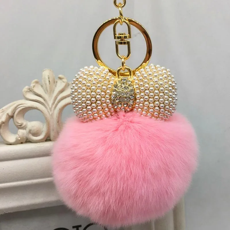 New 8cm Rabbit Fur Bowknot Keychain Quality Soft Fur Pom Pom Ball Pendant Key Chain Faux Bulb Bag Accessories EH559
New 8cm Rabbit Fur Bowknot Keychain Quality Soft Fur Pom Pom Ball Pendant Key Chain Faux Bulb Bag Accessories EH559