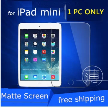 front lcd frosted matte protective screen protector for ipad mini 1 2 3 film guard anti glare carton package & can check online
front lcd frosted matte protective screen protector for ipad mini 1 2 3 film guard anti glare carton package & can check online