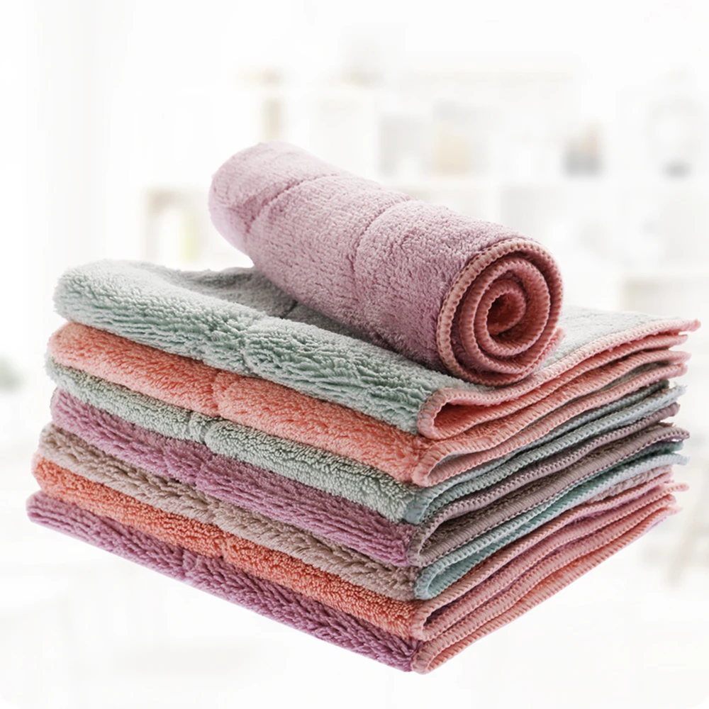 Absorbent Rag Thickening Kitchen Cleaning Rag Non-stick Oil Dish Towel Wiping Table Cleaning Scouring Pad 3 Piece Set
Absorbent Rag Thickening Kitchen Cleaning Rag Non-stick Oil Dish Towel Wiping Table Cleaning Scouring Pad 3 Piece Set
