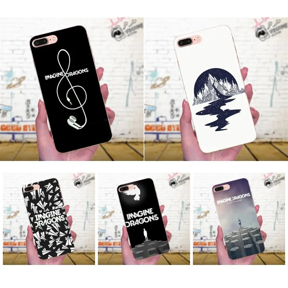 Стильный дизайн для Apple iPhone 4 4S 5 5C 5S SE 6 6S 7 8 Plus X XS Max XR Ночная музыка Imagine Dragons