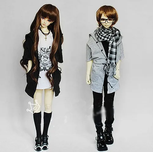 Модная повседневная толстовка унисекс куртка пальто для BJD 1/4 1/3 SD16 SD17 Одежда