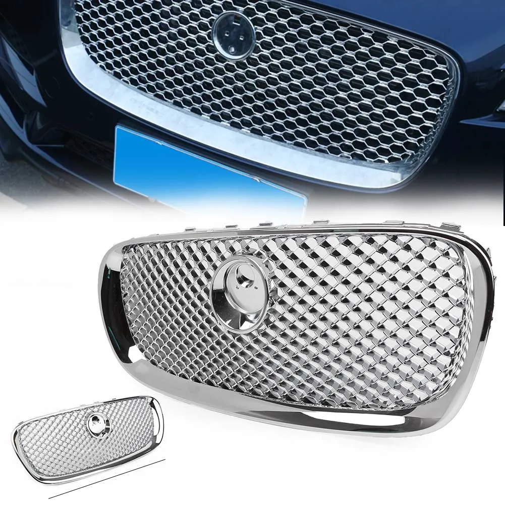 Фото Передняя верхняя сетчатая решетка гриль для Jaguar XF 4 двери - купить