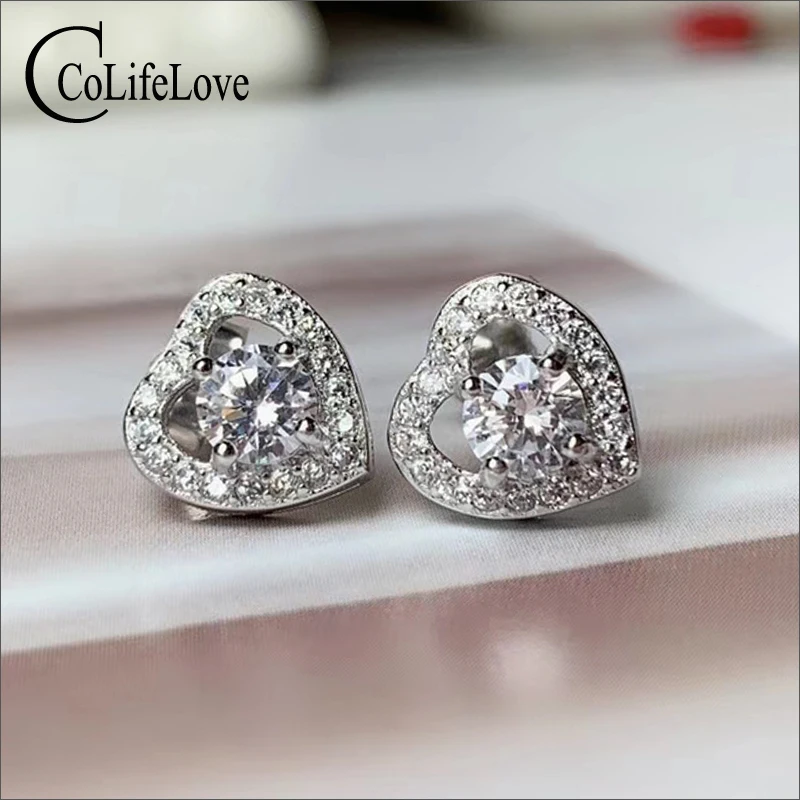 CoLife Jewelry 925 Silver Moissanite Stud Earrings 4mm F Color VVS1 Grade Moissanite Silver Earrings Silver Moissanite Jewelry
CoLife Jewelry 925 Silver Moissanite Stud Earrings 4mm F Color VVS1 Grade Moissanite Silver Earrings Silver Moissanite Jewelry