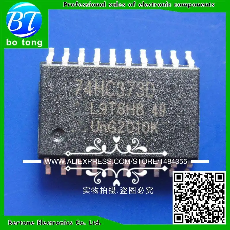 Защелка 100 шт./лот 74HC373 74HC373D SN74HC373DWR SOP20, новый оригинальный
Защелка 100 шт./лот 74HC373 74HC373D SN74HC373DWR SOP20, новый оригинальный