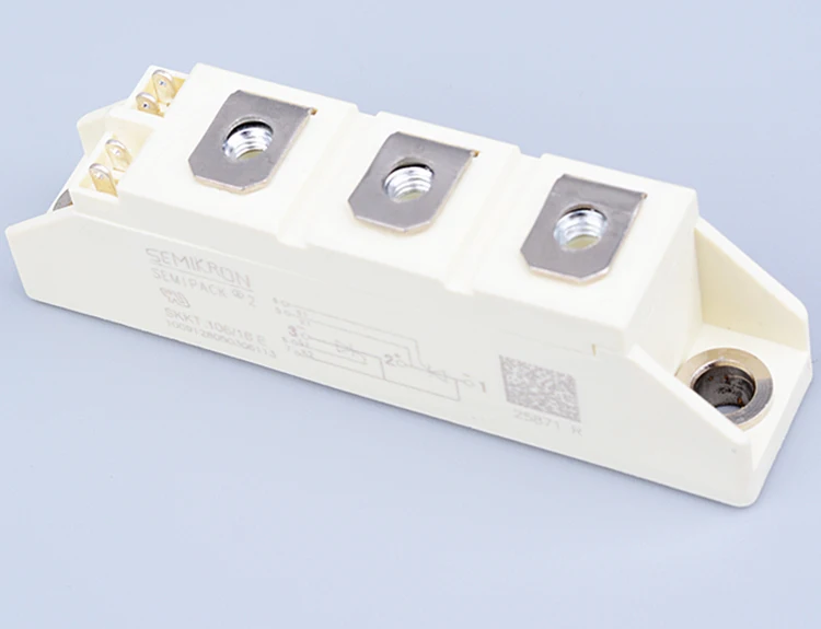 Fast Free Ship 2PCS/LOT Thyristor Module SKKT106/16E Thyristor SCR (silicon controlled rectifier) Module
Fast Free Ship 2PCS/LOT Thyristor Module SKKT106/16E Thyristor SCR (silicon controlled rectifier) Module