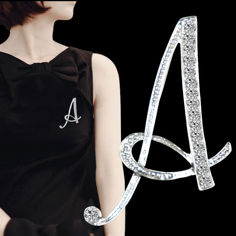 New Hot Sale 26 Letters Women Girls Sweater Scarf Suit Charming Female Brooch Pin Fashion Jewelry Banquet Accessories A-Z
New Hot Sale 26 Letters Women Girls Sweater Scarf Suit Charming Female Brooch Pin Fashion Jewelry Banquet Accessories A-Z