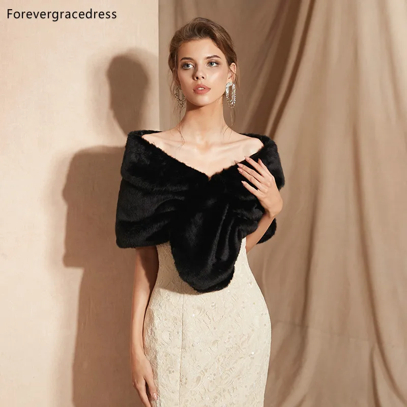 Forevergracedress 2019 Elegant Soft Autumn Winter Faux Fur Bride Wedding Wrap Bolero Jackets Bridal Coats Shawls Scarves PJ309
Forevergracedress 2019 Elegant Soft Autumn Winter Faux Fur Bride Wedding Wrap Bolero Jackets Bridal Coats Shawls Scarves PJ309