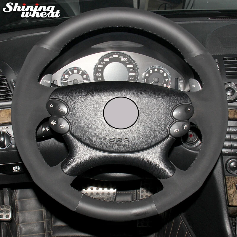 BANNIS Black Suede Black Genuine Leather Car Steering Wheel Cover for Mercedes Benz E63 AMG 2006-2008 CLS 63 AMG 2007
BANNIS Black Suede Black Genuine Leather Car Steering Wheel Cover for Mercedes Benz E63 AMG 2006-2008 CLS 63 AMG 2007