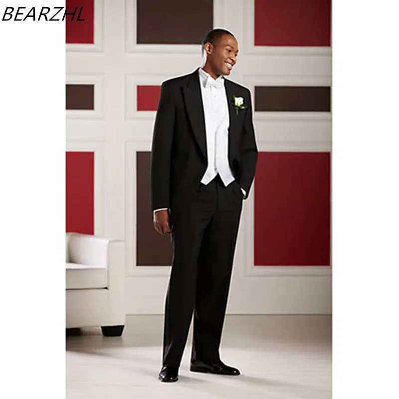 Men Tuxedo For Wedding Groom Suit Black 3 Piece Fashion 2021 Custom Made Formal Wear
Men Tuxedo For Wedding Groom Suit Black 3 Piece Fashion 2021 Custom Made Formal Wear