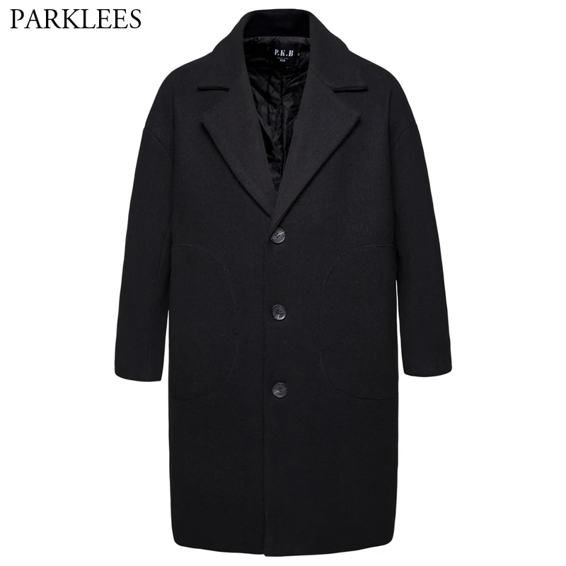 Stylish Black Wool Blend Pea Coat Men 2019 Winter Brand Mens Single Breasted Trench Coat Male Slim Fit Overcoat Abrigo Hombre
Stylish Black Wool Blend Pea Coat Men 2019 Winter Brand Mens Single Breasted Trench Coat Male Slim Fit Overcoat Abrigo Hombre