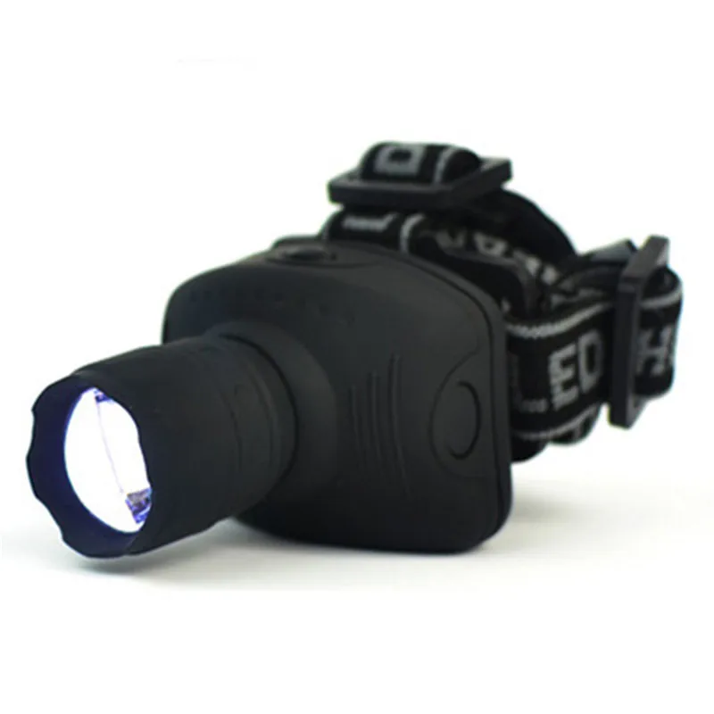 

3W 3rd Headlamp LED Headlight Flashlight Frontal Lantern Zoomable Head Torch Light Bike Riding Lamp For Camping Hunting